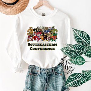 SEC Retro Sweatshirt | Lsu Sweatshirt | SEC Unisex Mascot Sweatshirt | College
